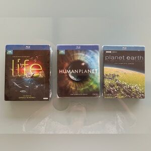 NWT BBC Videos pick 1 - Human Planet, Life  or Planet Earth 🌎 sealed Blu-Ray